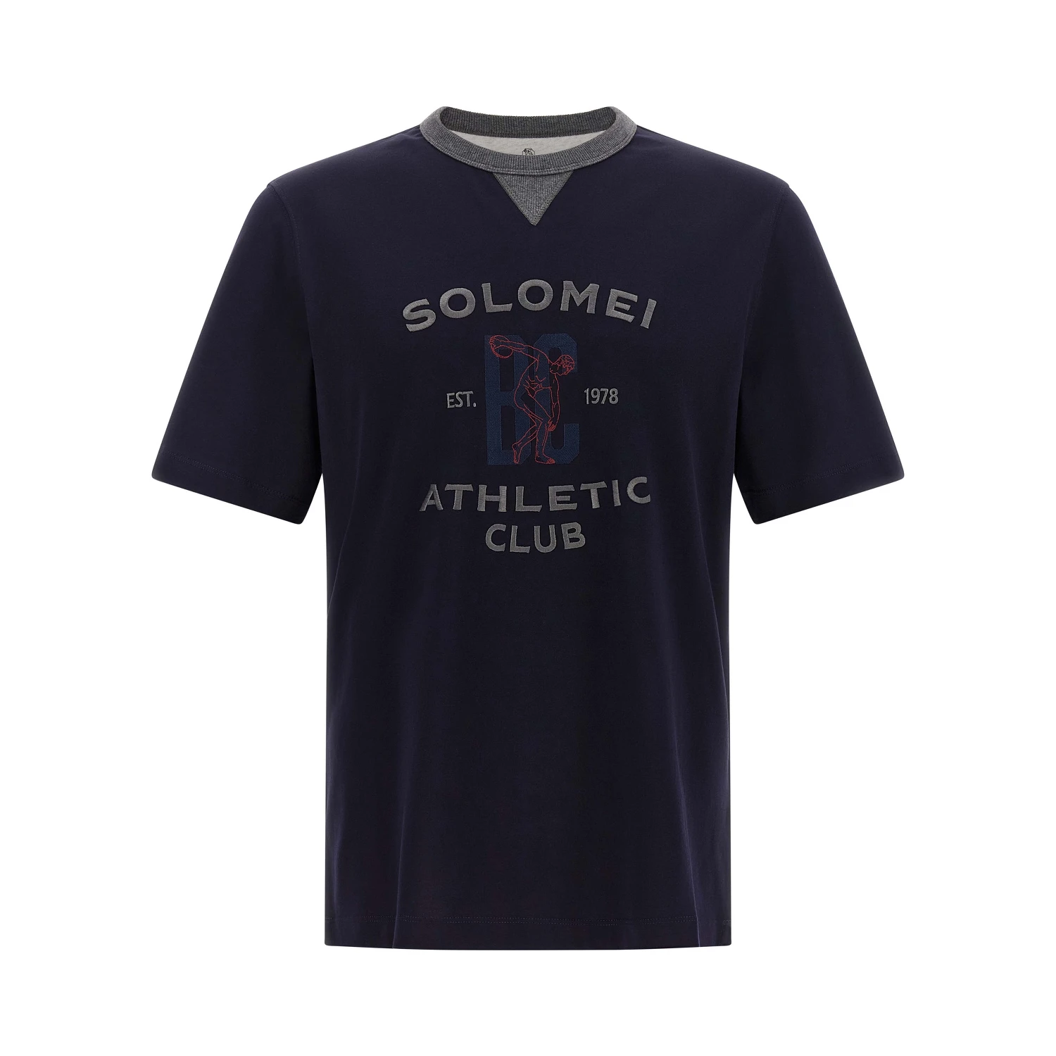 Blue Cotton T-Shirt