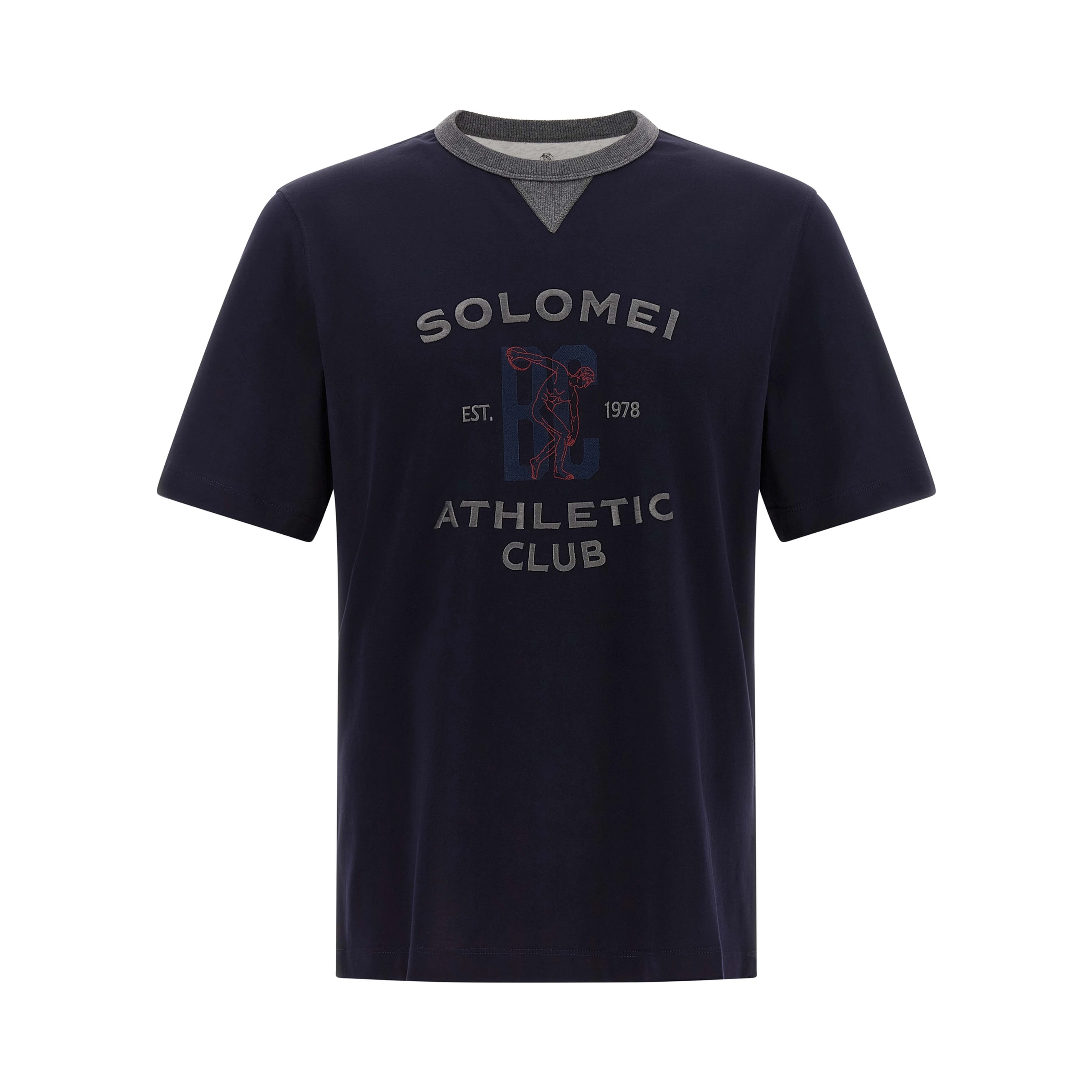 Blue Cotton T-Shirt