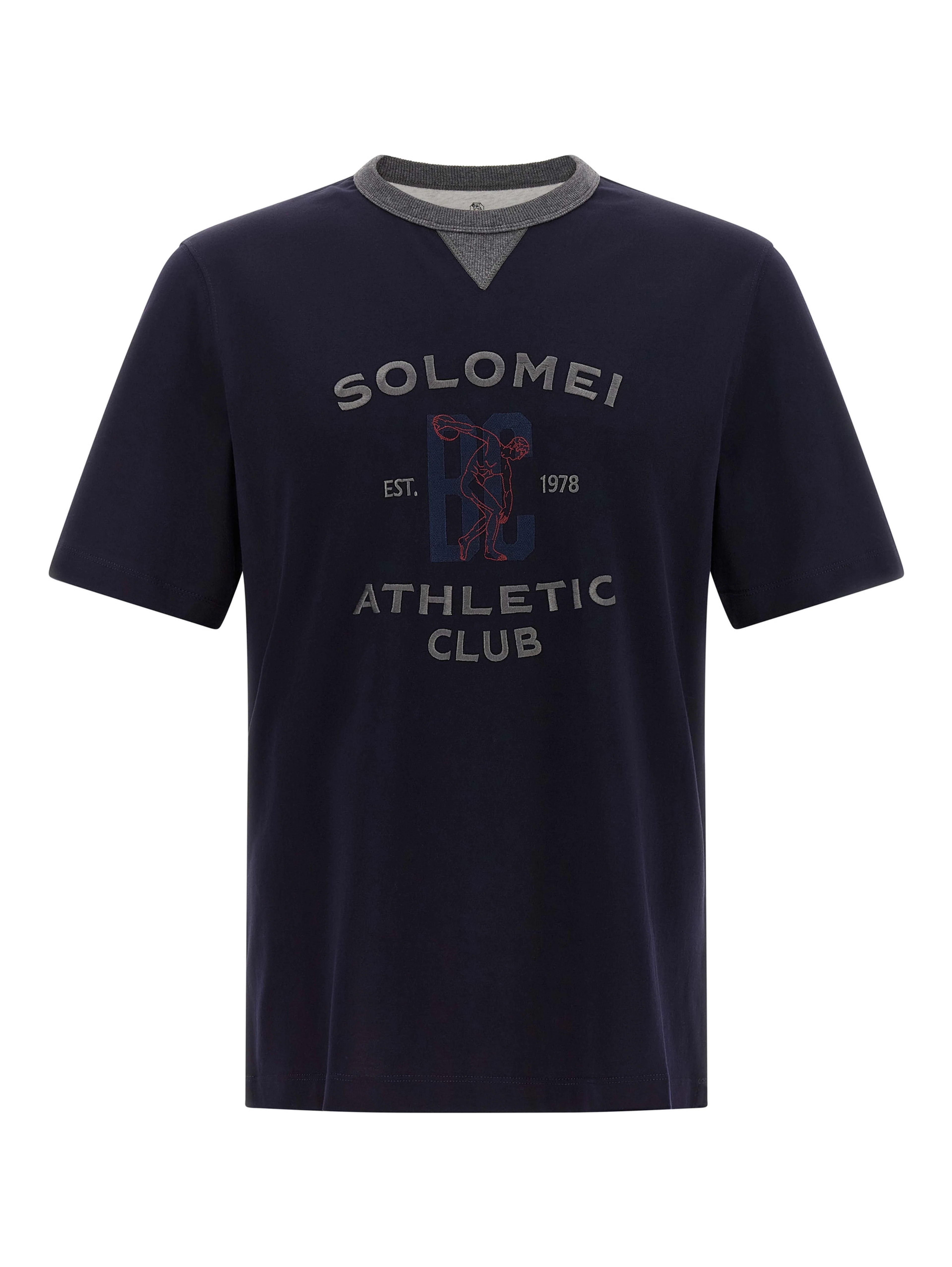 Blue Cotton T-Shirt