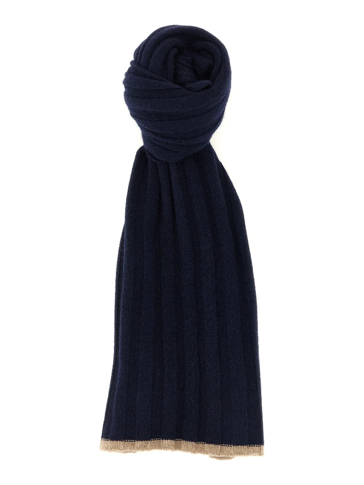 Blue Cashmere Scarf