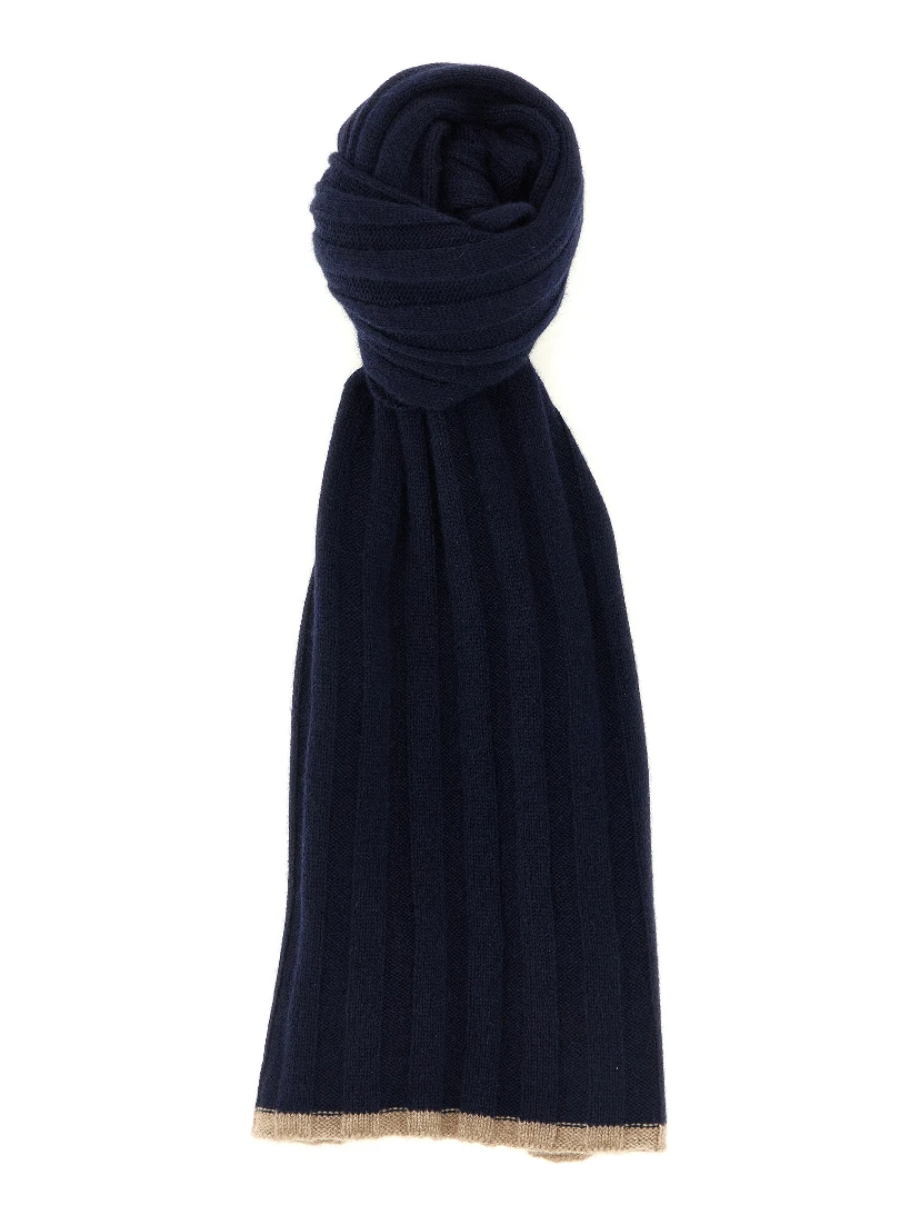 Blue Cashmere Scarf