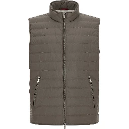 Bicolor Polyester Sleeveless Jacket