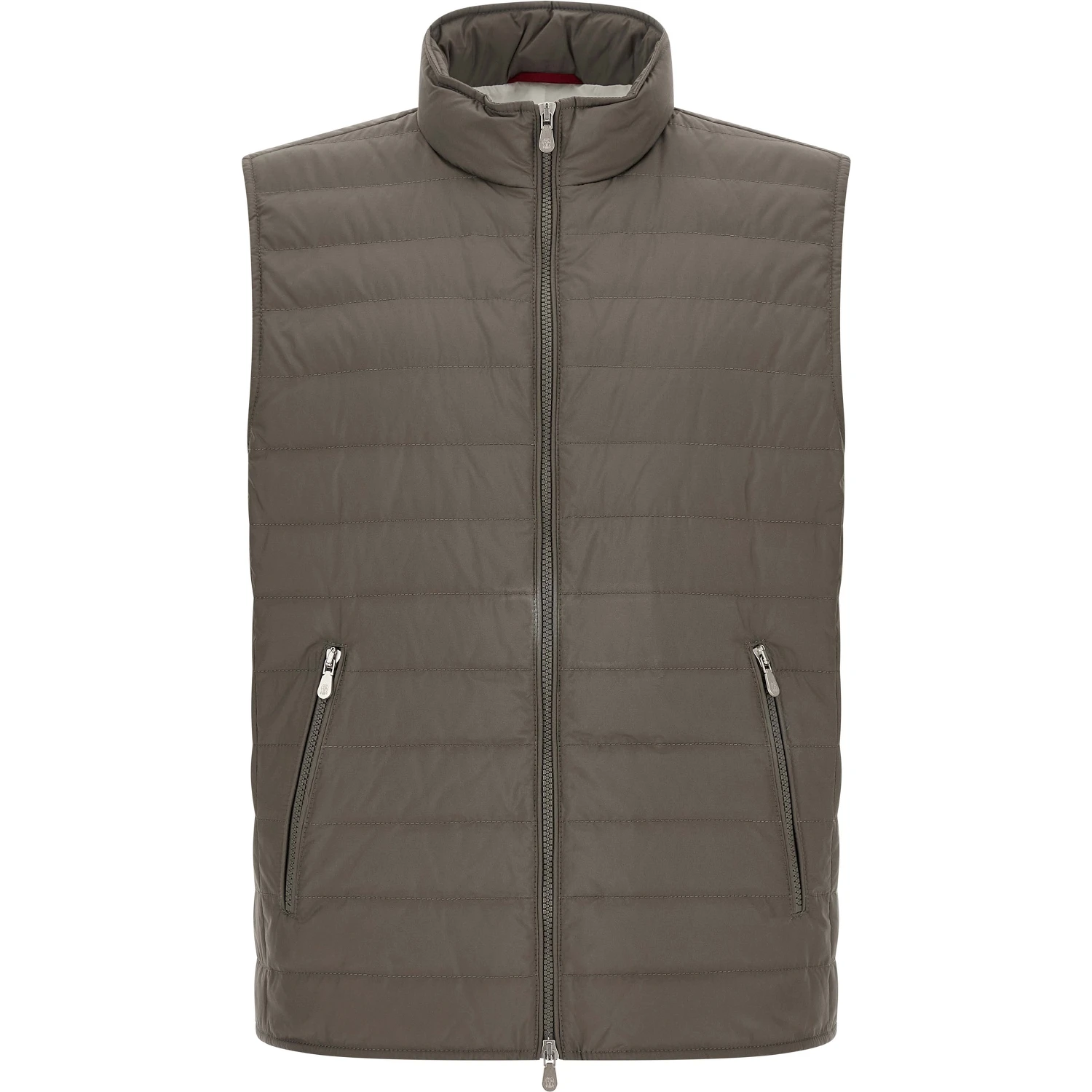 Bicolor Polyester Sleeveless Jacket