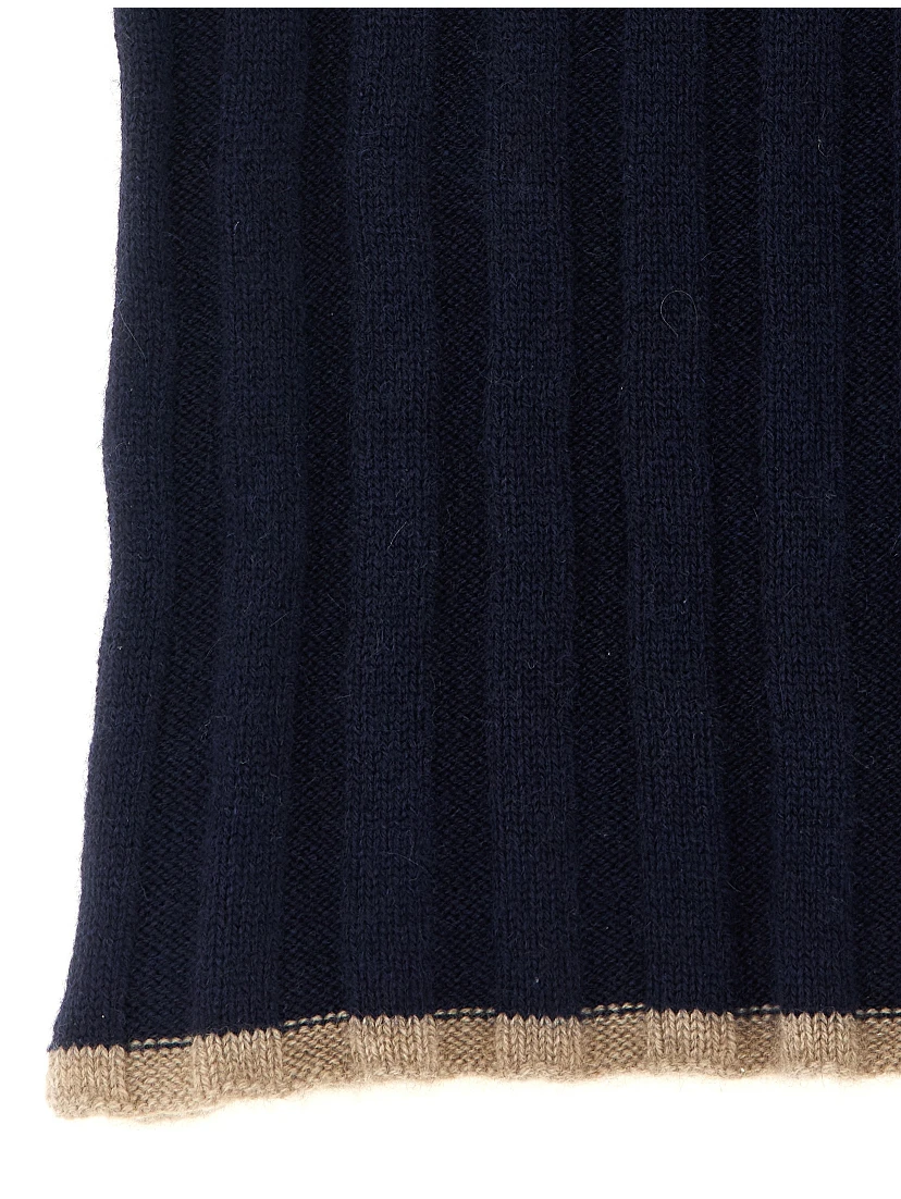 Blue Cashmere Scarf