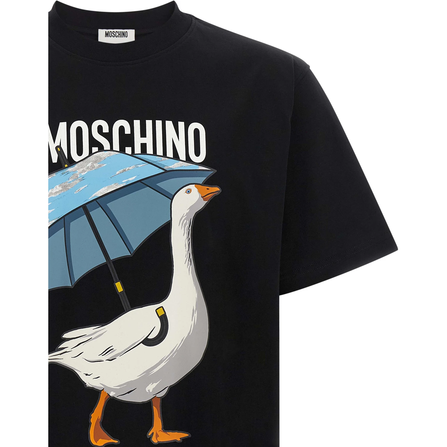 Black Cotton T-Shirt