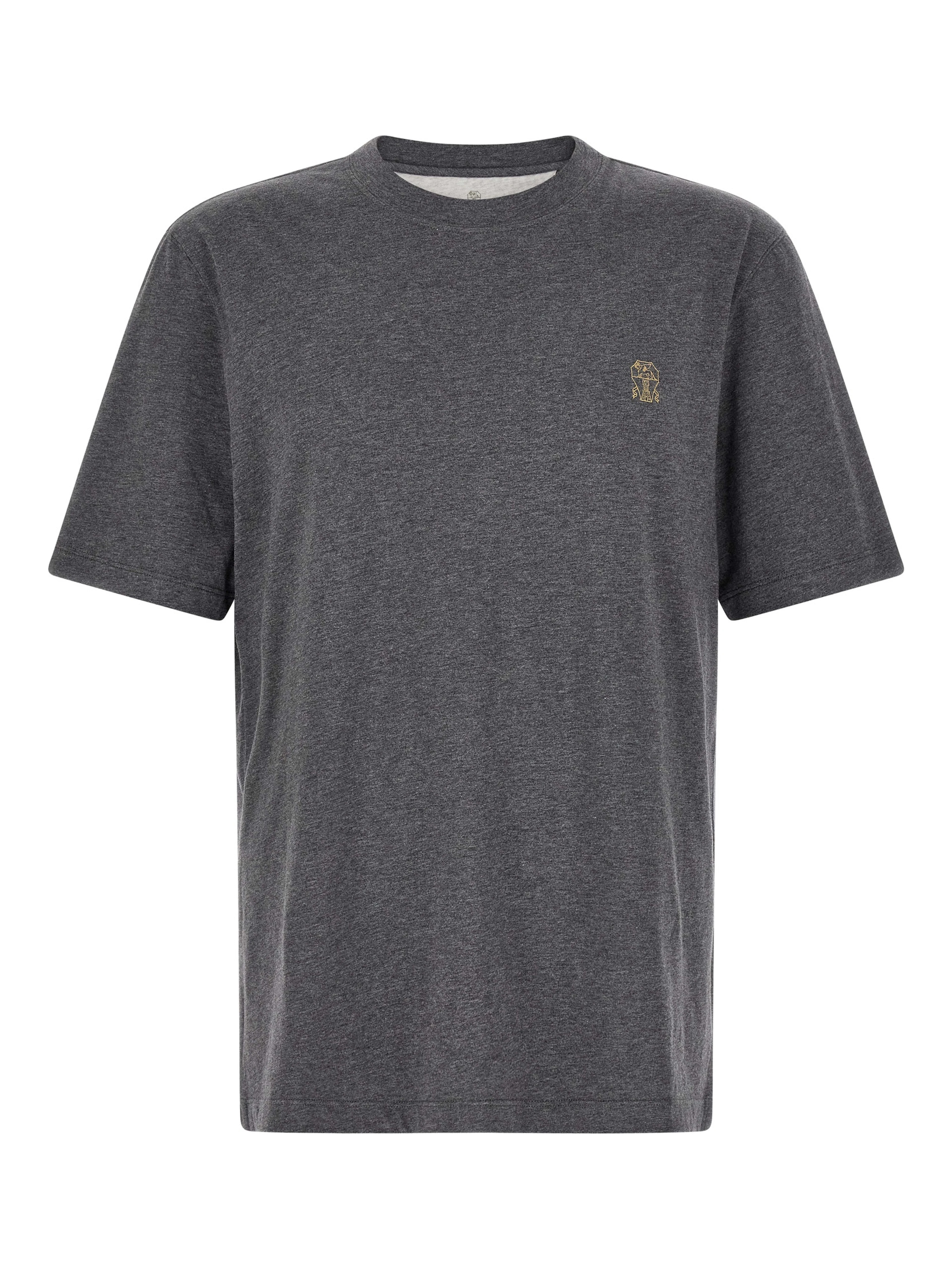 Gray Cotton T-Shirt