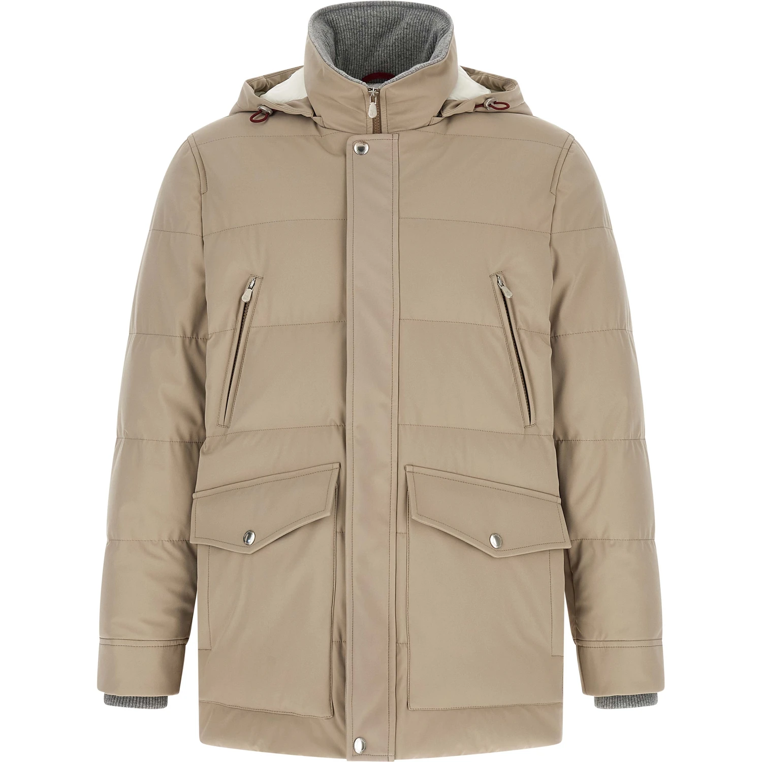 Beige Polyamide Parka