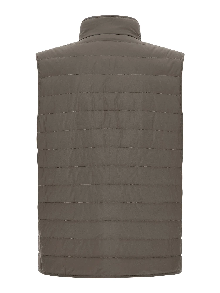 Bicolor Polyester Sleeveless Jacket alternative