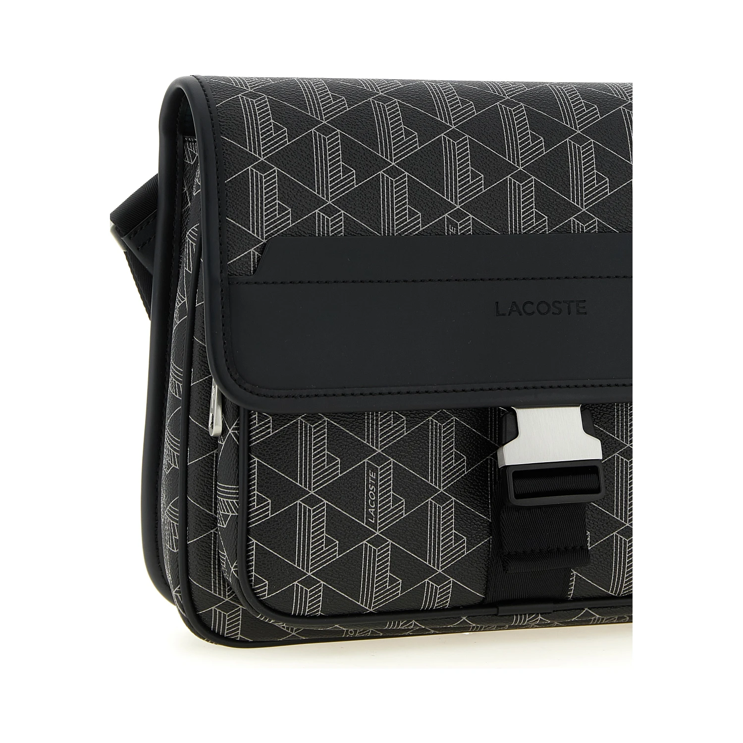 Black Pvc Crossbody Bag