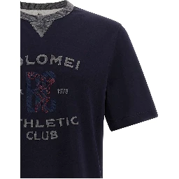 Blue Cotton T-Shirt