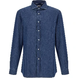 Blue Cotton Blouse