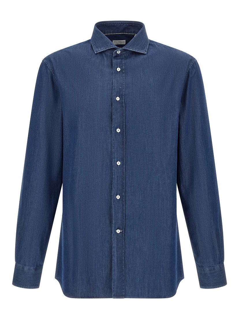 Blue Cotton Blouse