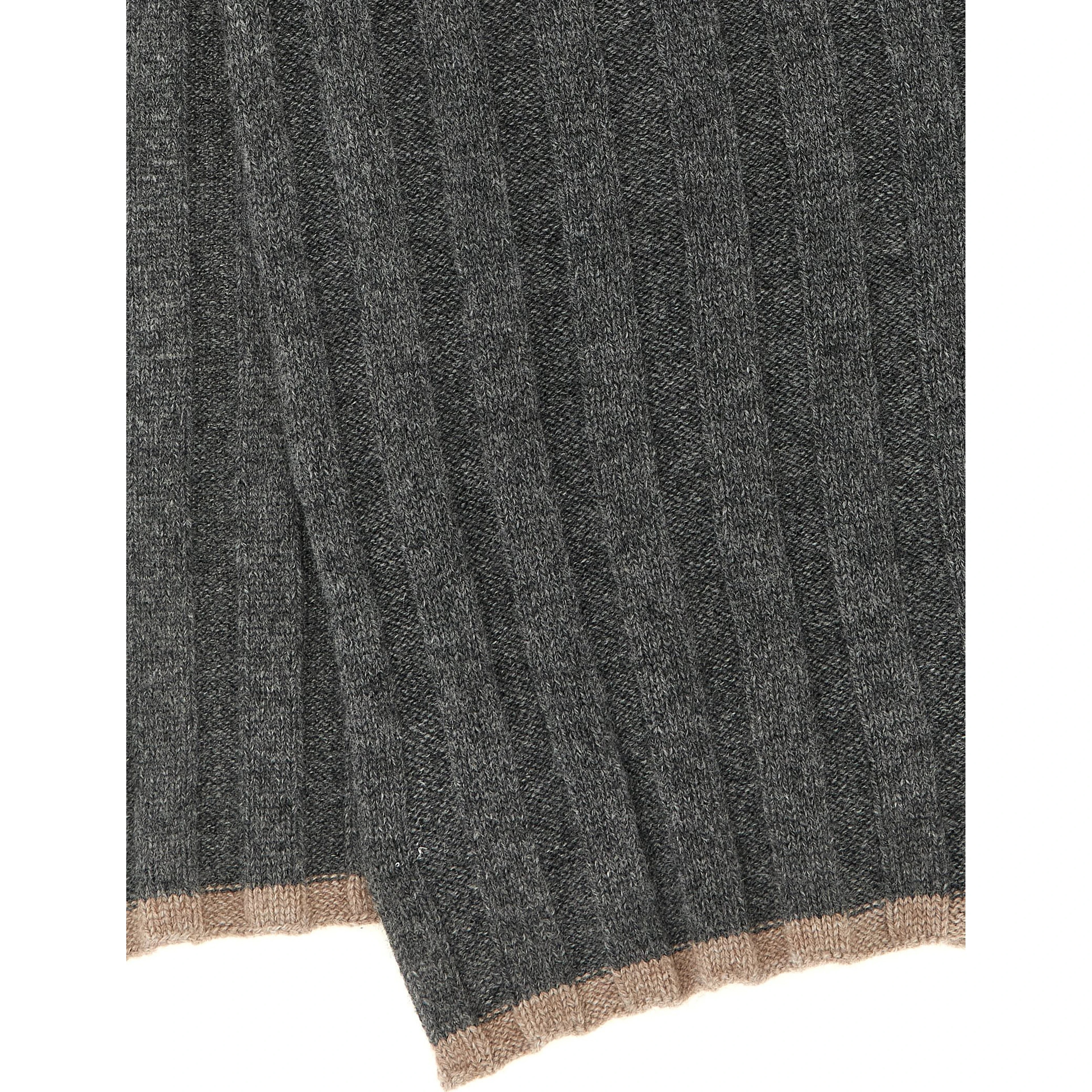 Gray Cashmere Scarf