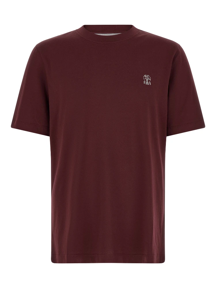 Bordeaux Cotton T-Shirt
