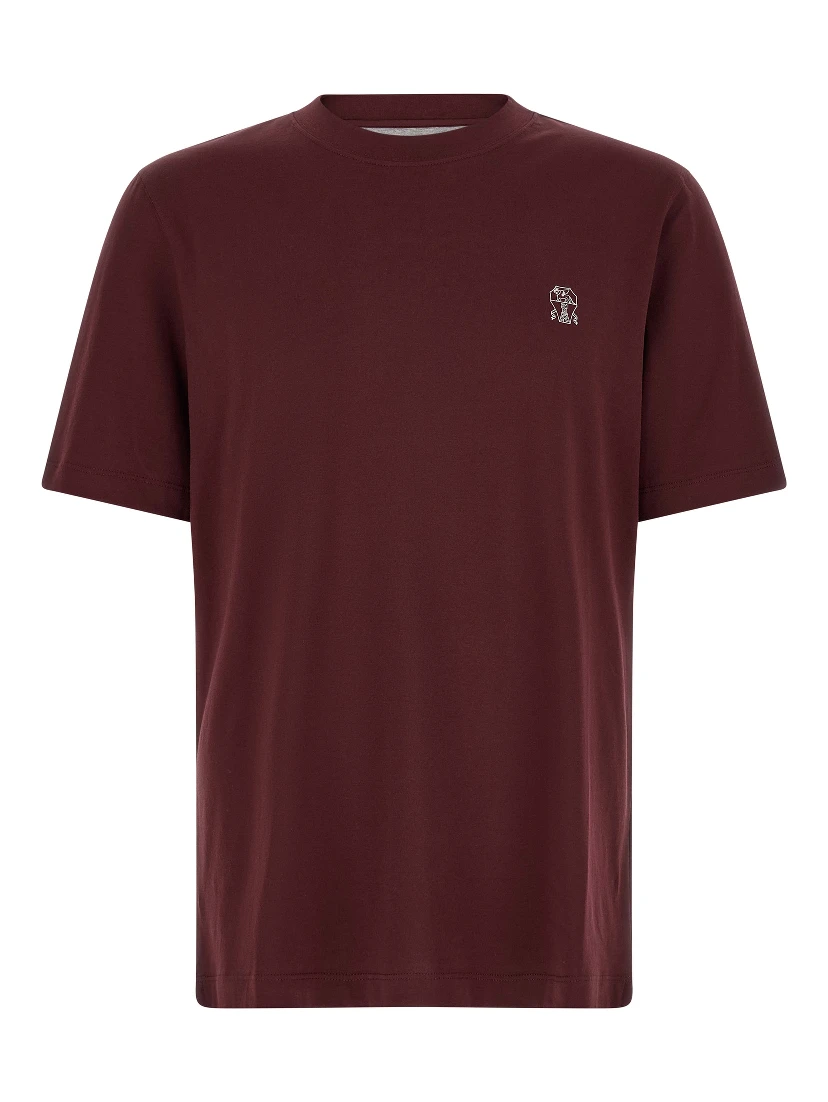 Bordeaux Cotton T-Shirt