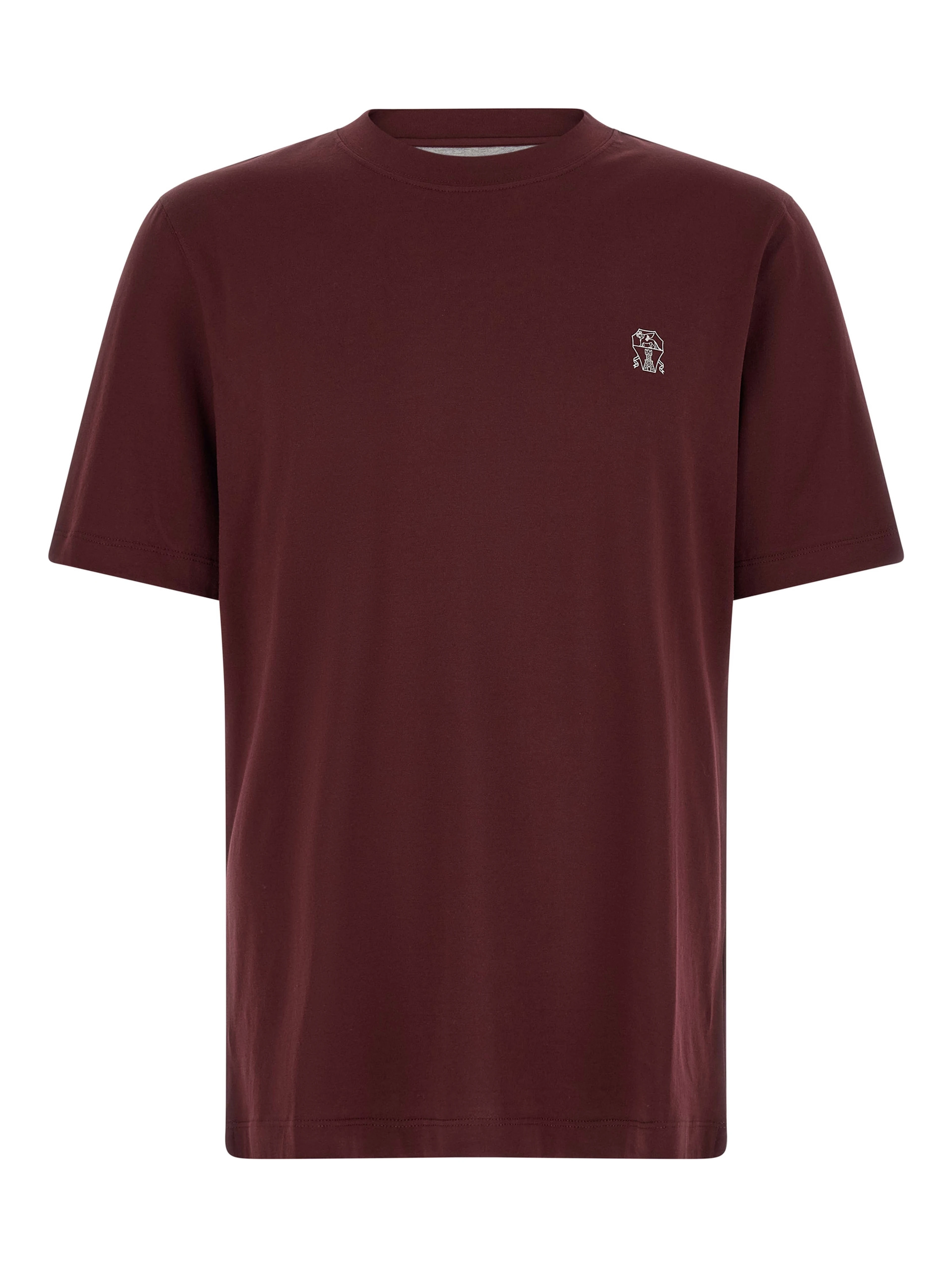 Bordeaux Cotton T-Shirt