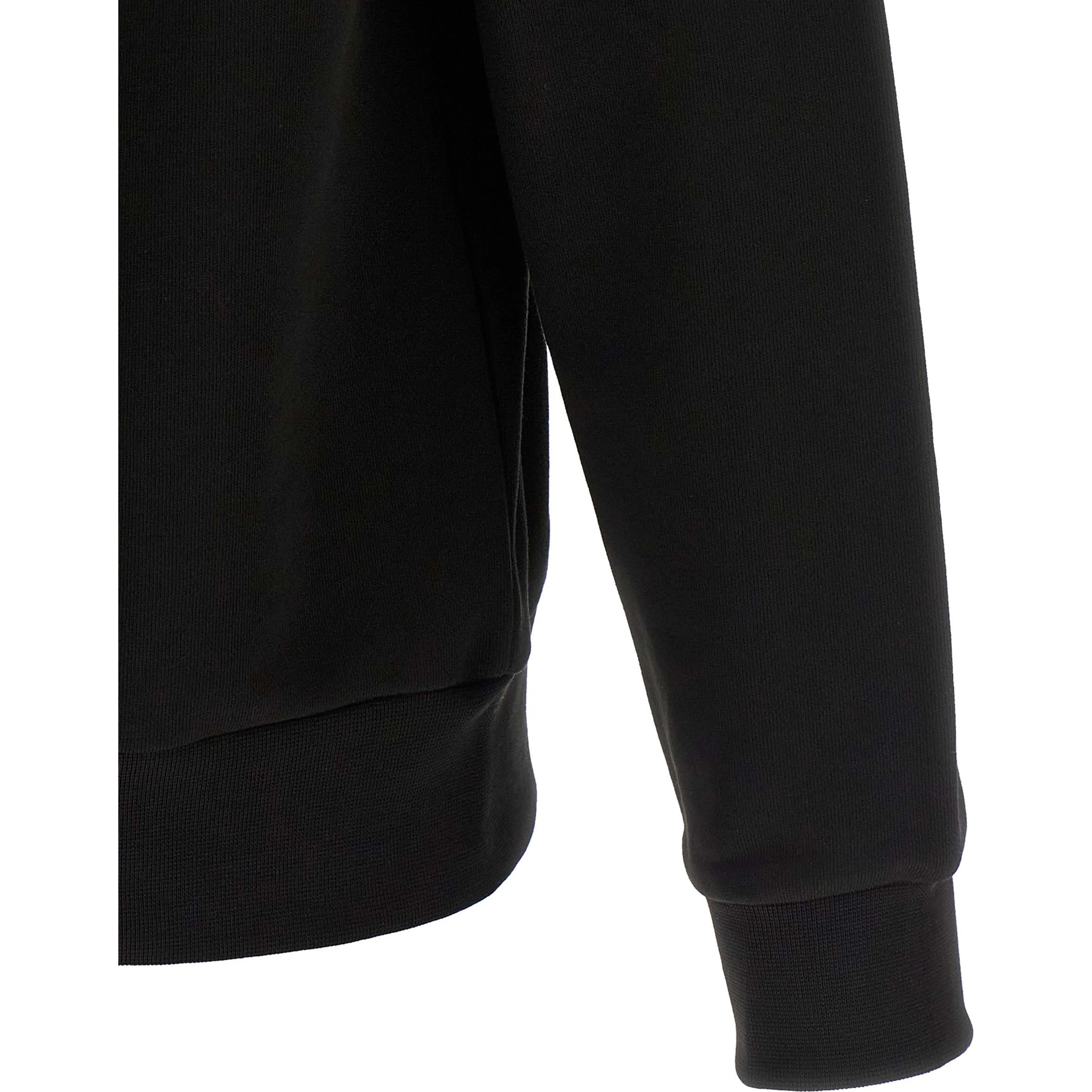 Black Cotton Sweatshirt