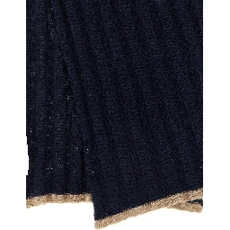 Blue Cashmere Scarf