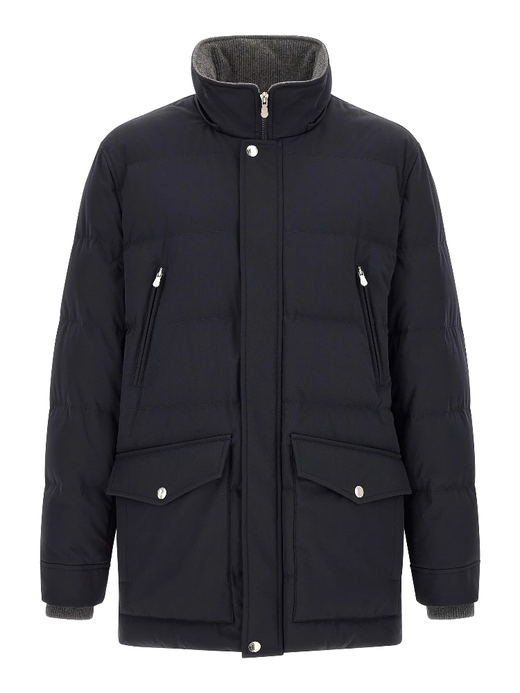 Blue Polyamide Parka alternative