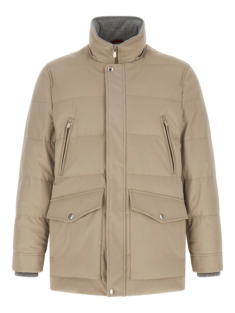 Beige Polyamide Parka alternative