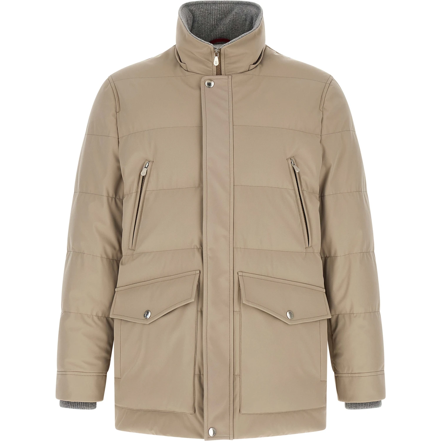 Beige Polyamide Parka