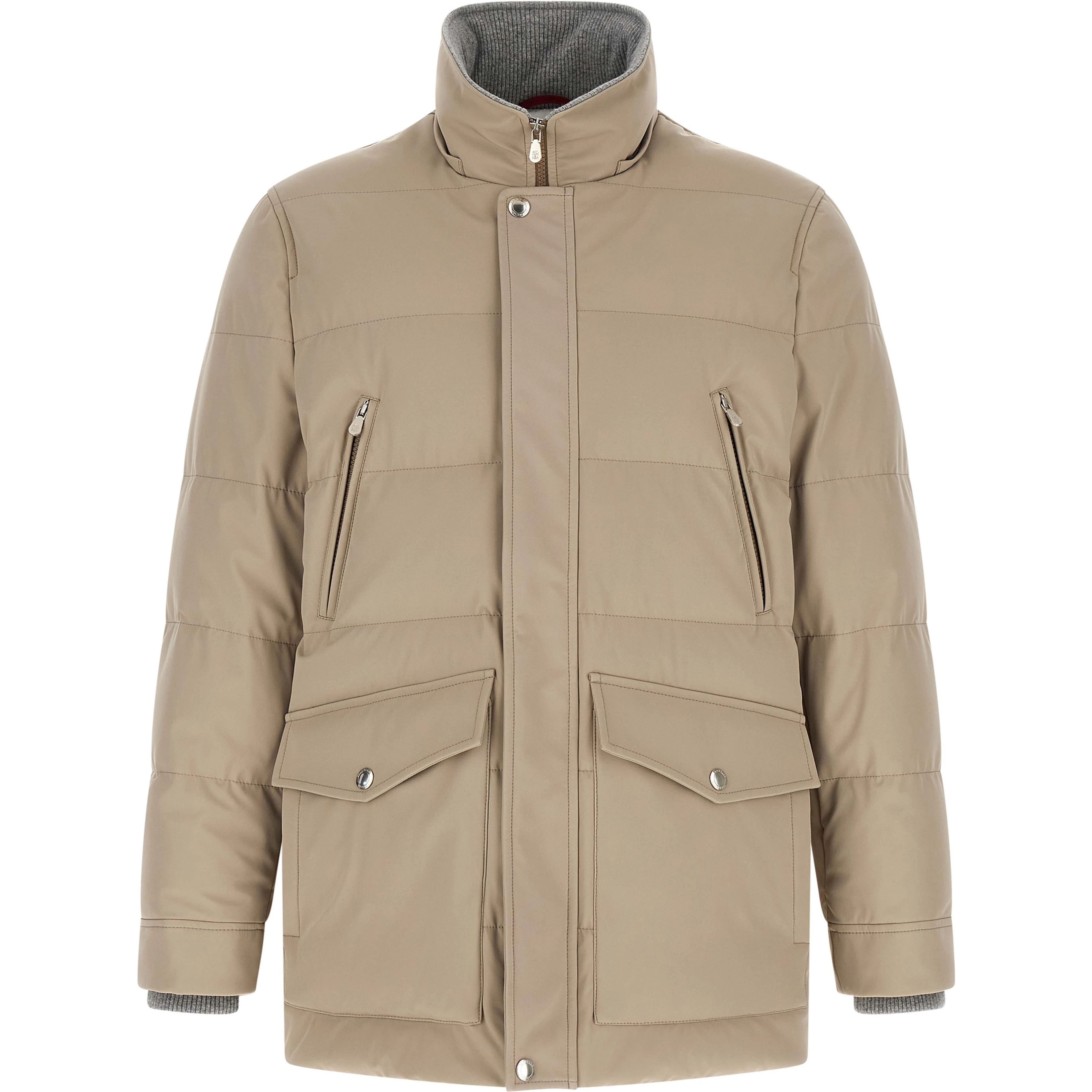 Beige Polyamide Parka