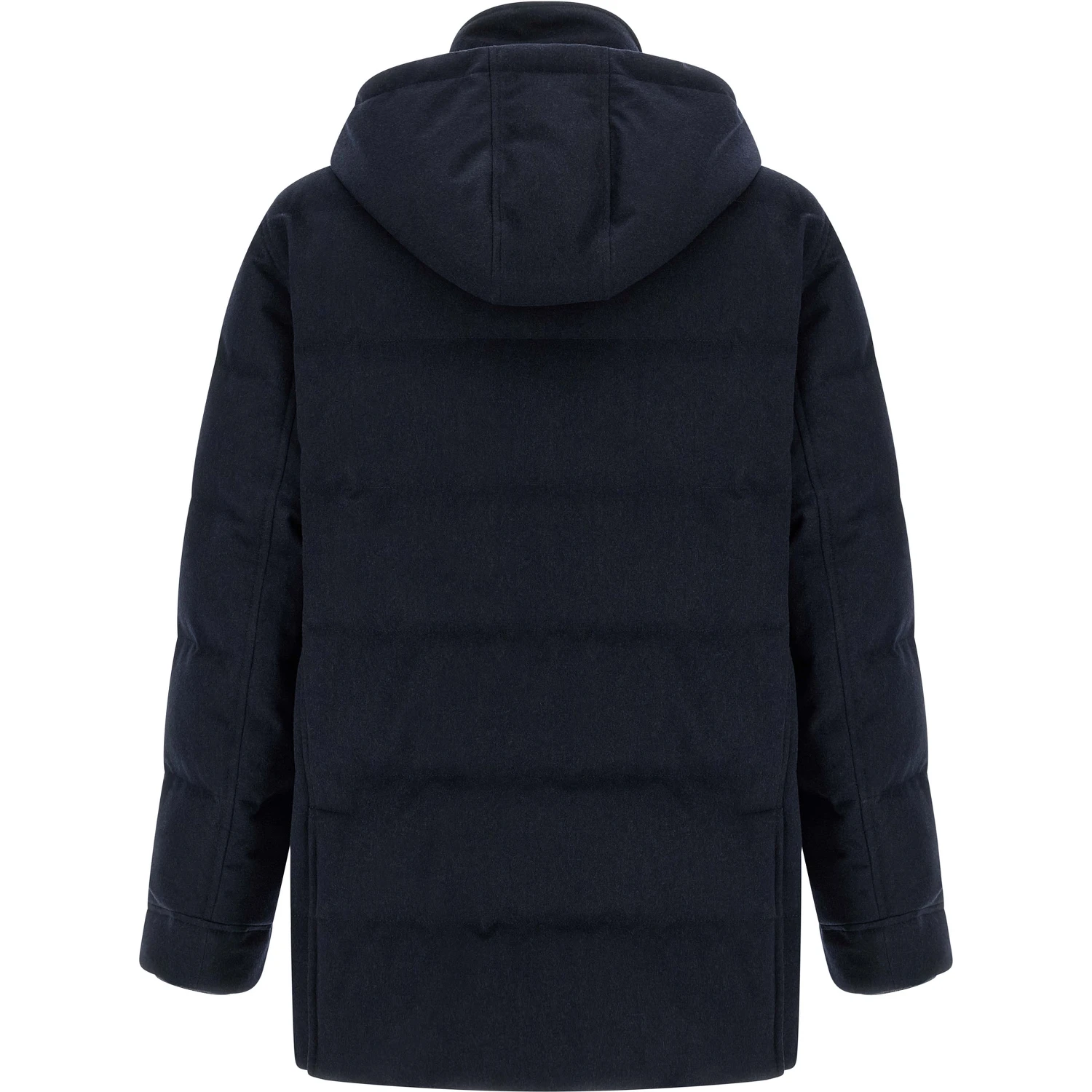 Blue Wool Parka