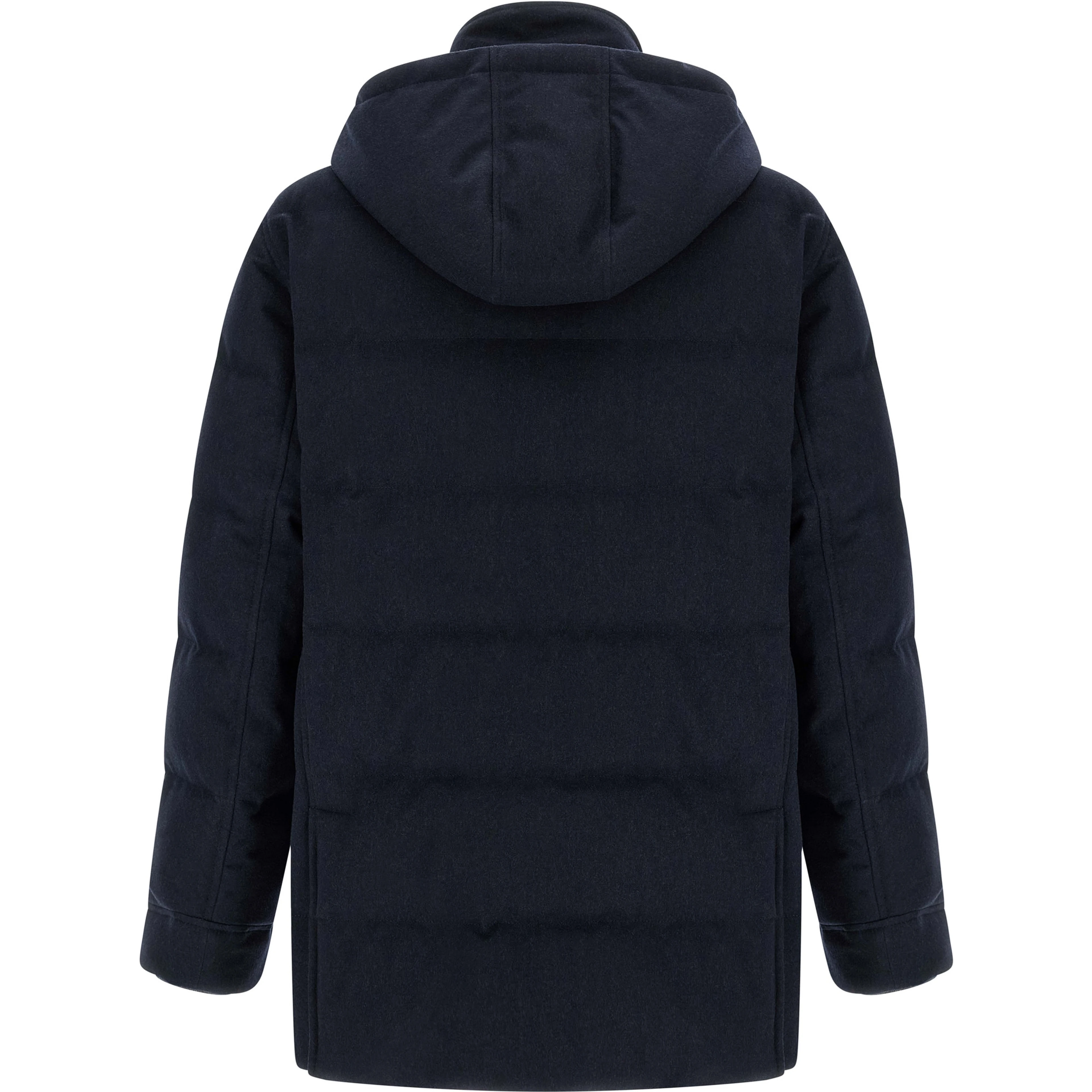 Blue Wool Parka