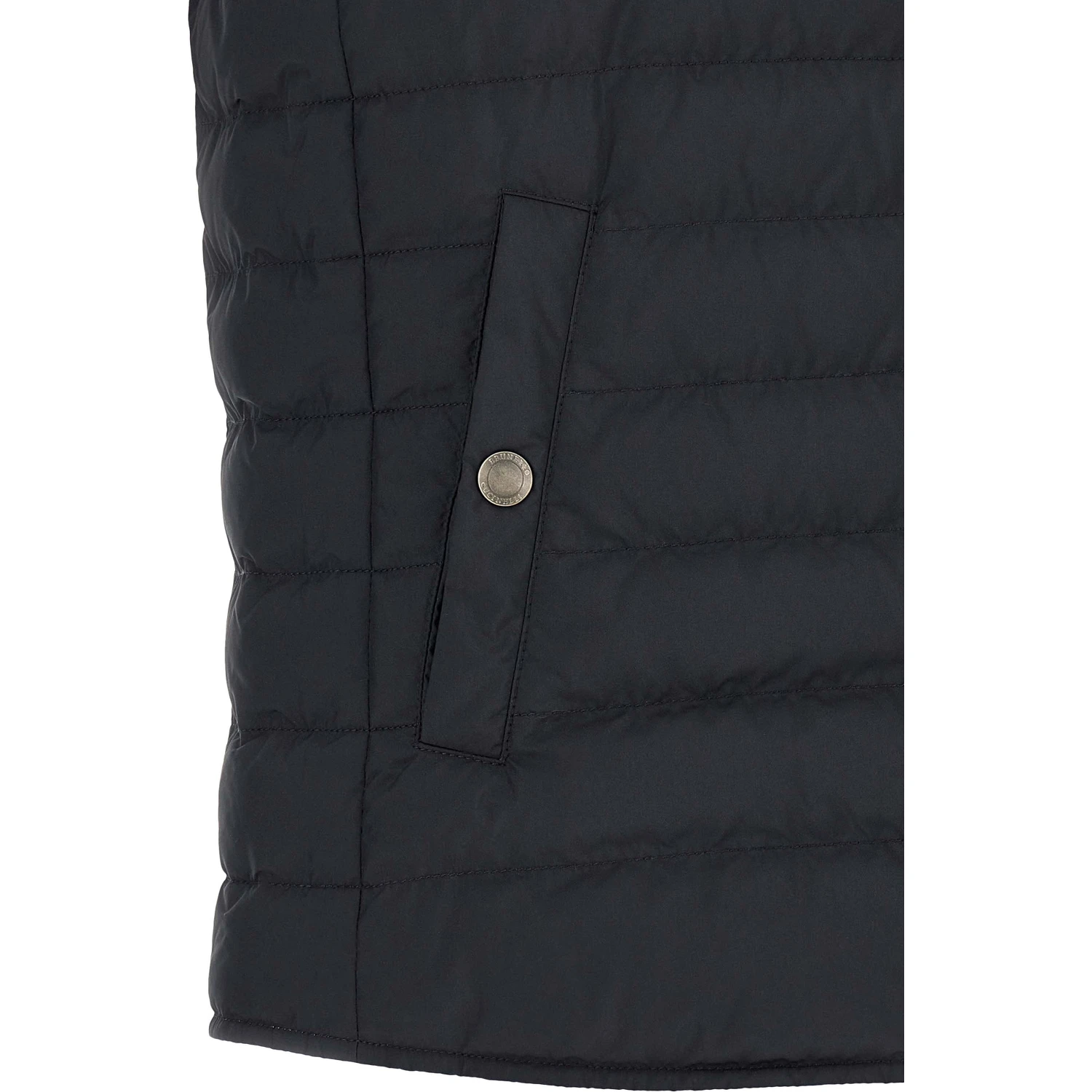 Blue Polyester Sleeveless Jacket