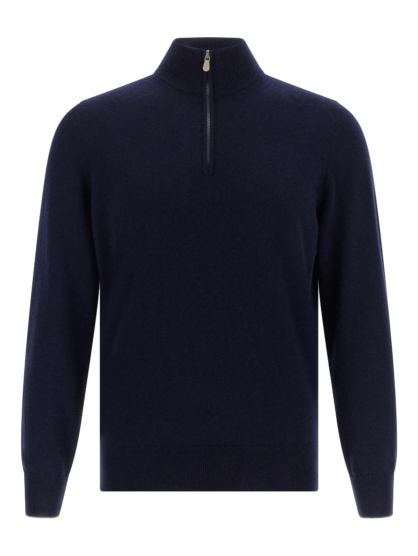 Blue Cashmere Cardigan