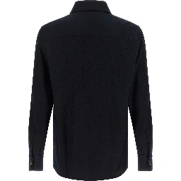 Blue Virgin Wool Blouse