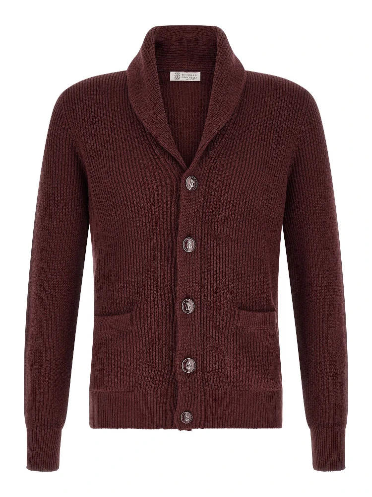 Bordeaux Cotton Cardigan