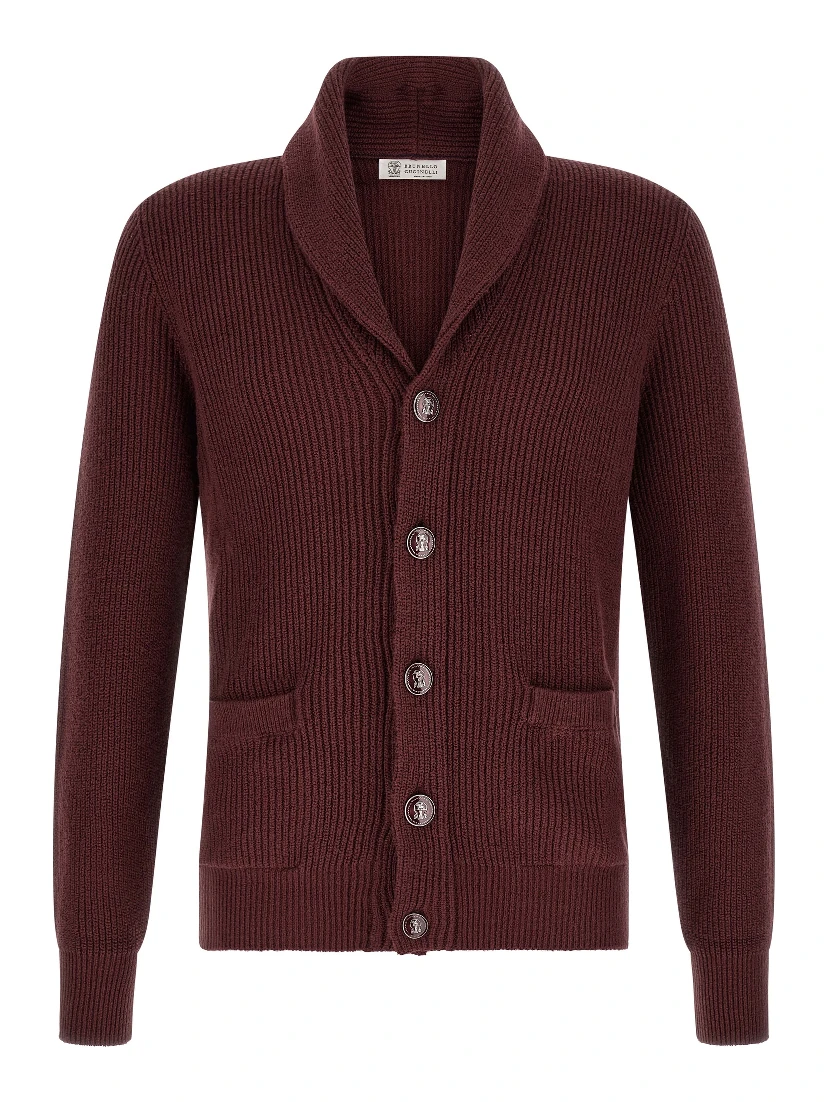 Bordeaux Cotton Cardigan