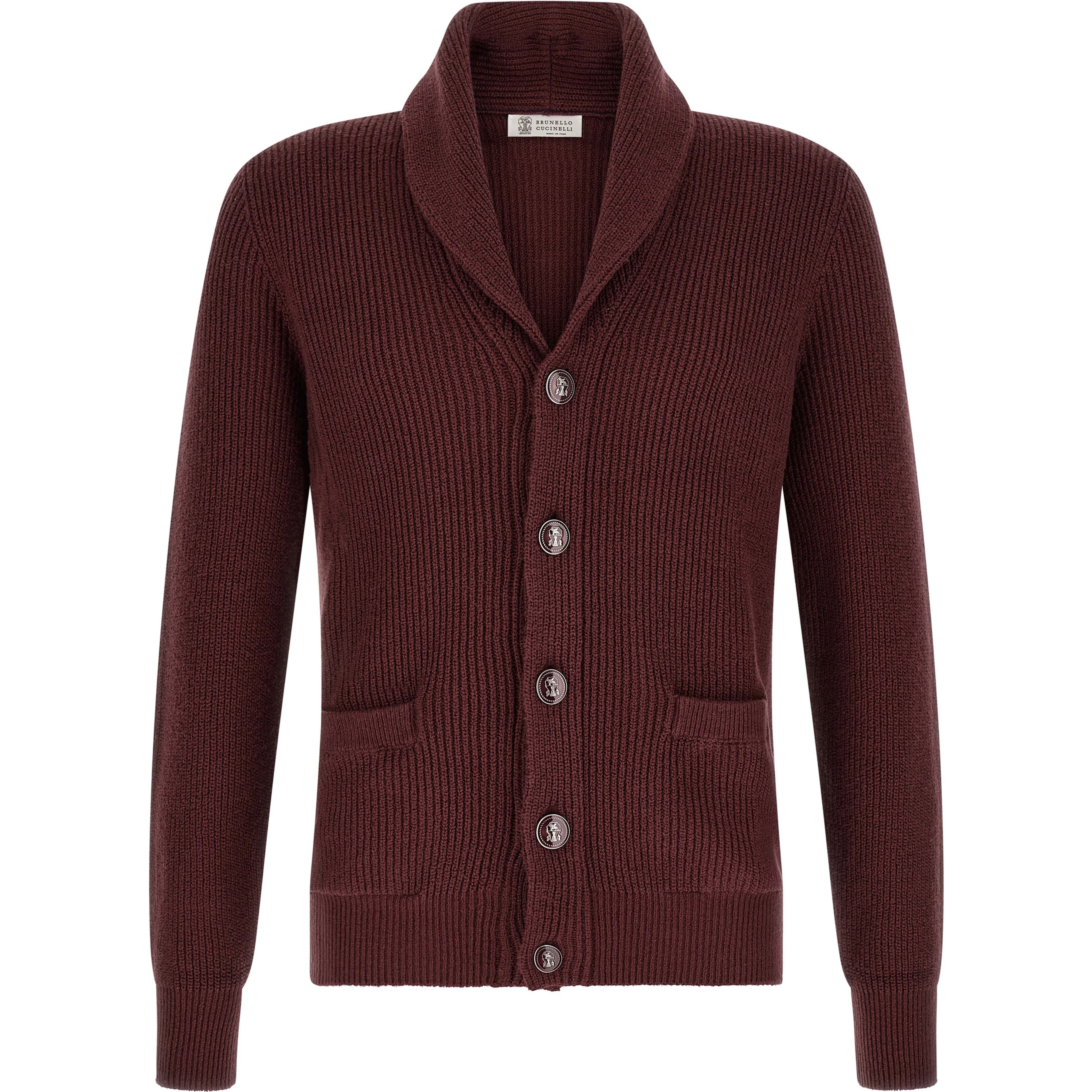 Bordeaux Cotton Cardigan