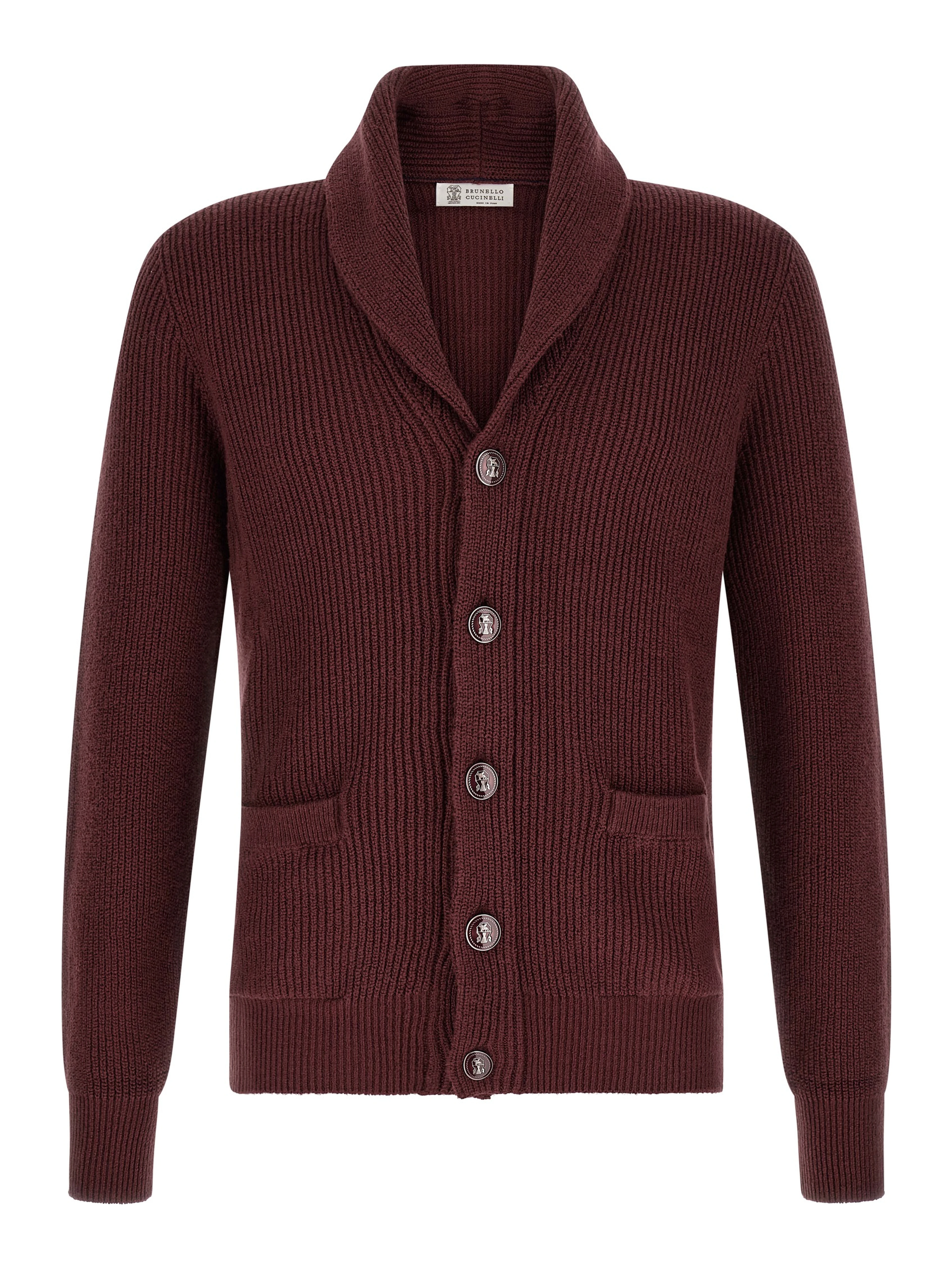 Bordeaux Cotton Cardigan