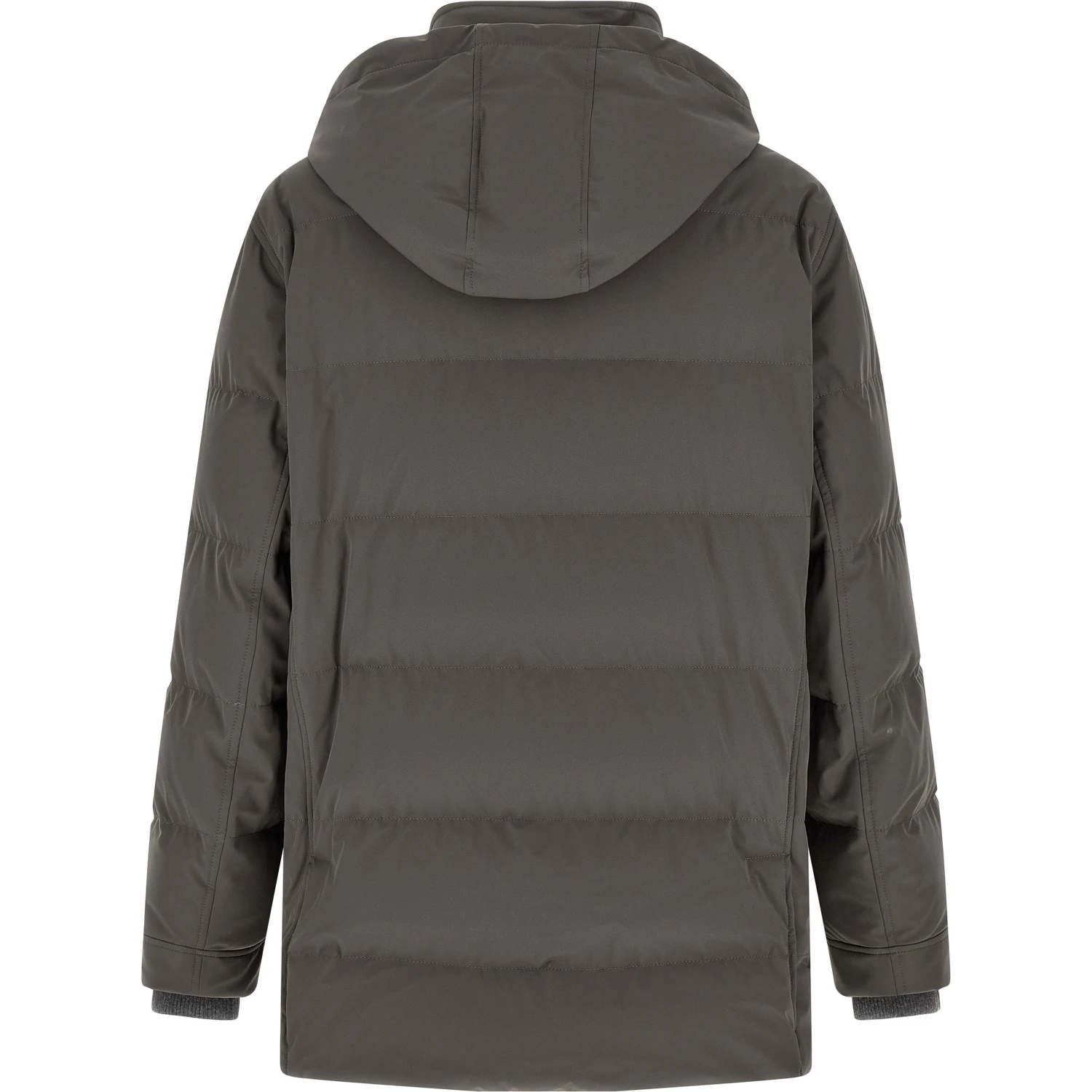 Gray Polyamide Parka