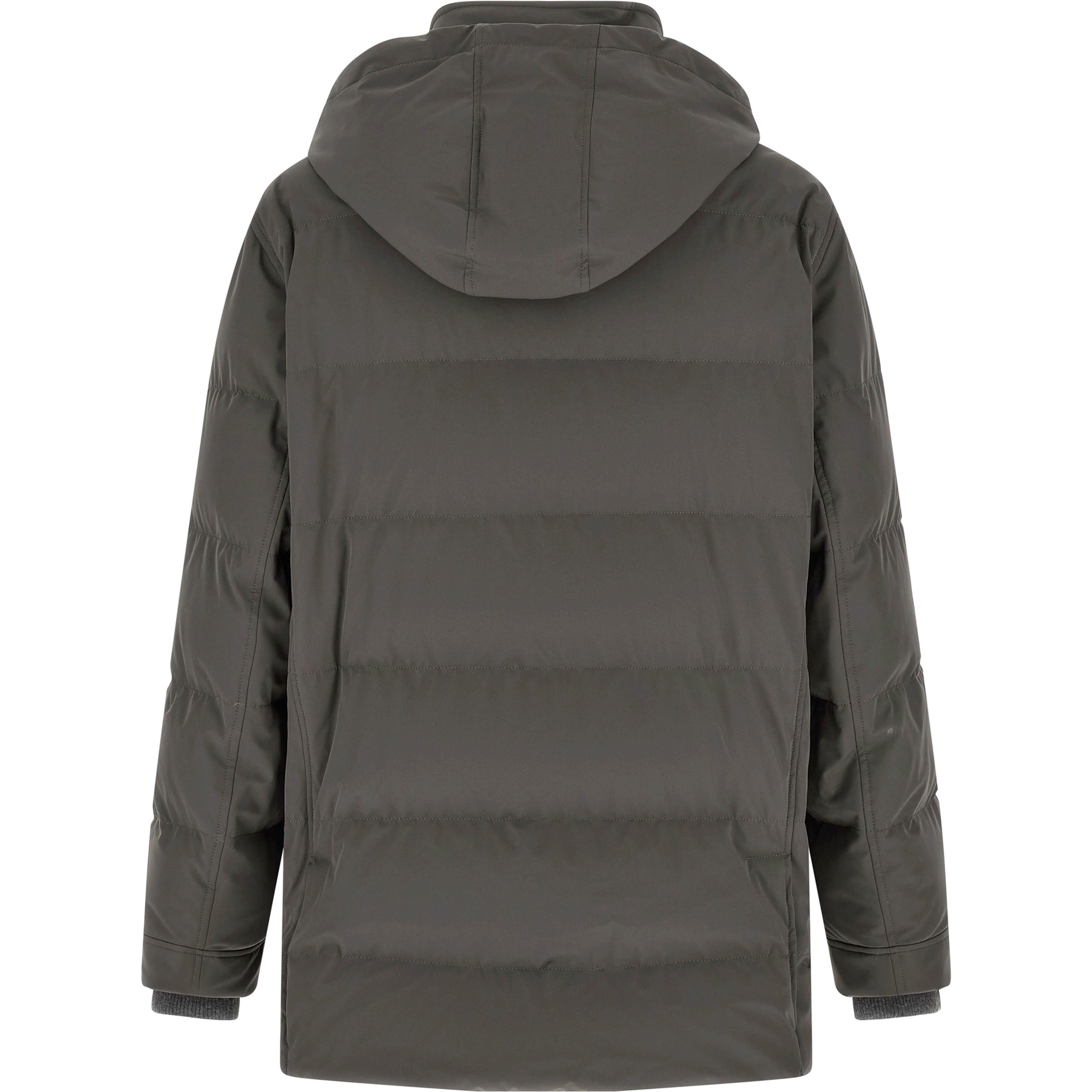 Gray Polyamide Parka