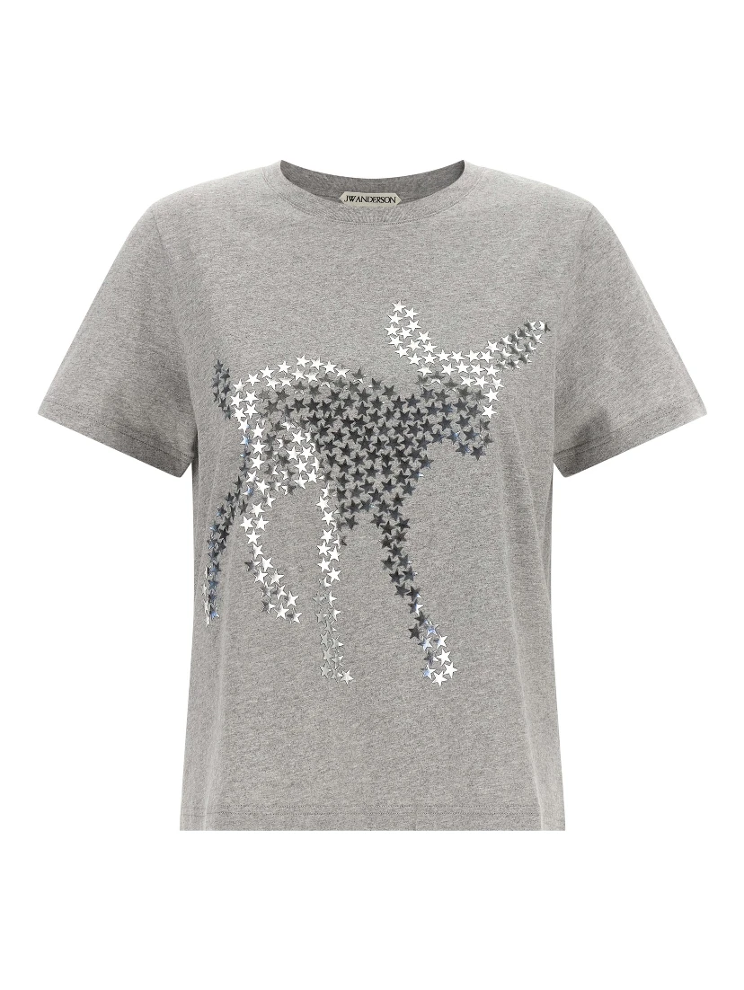 Gray Cotton T-Shirt