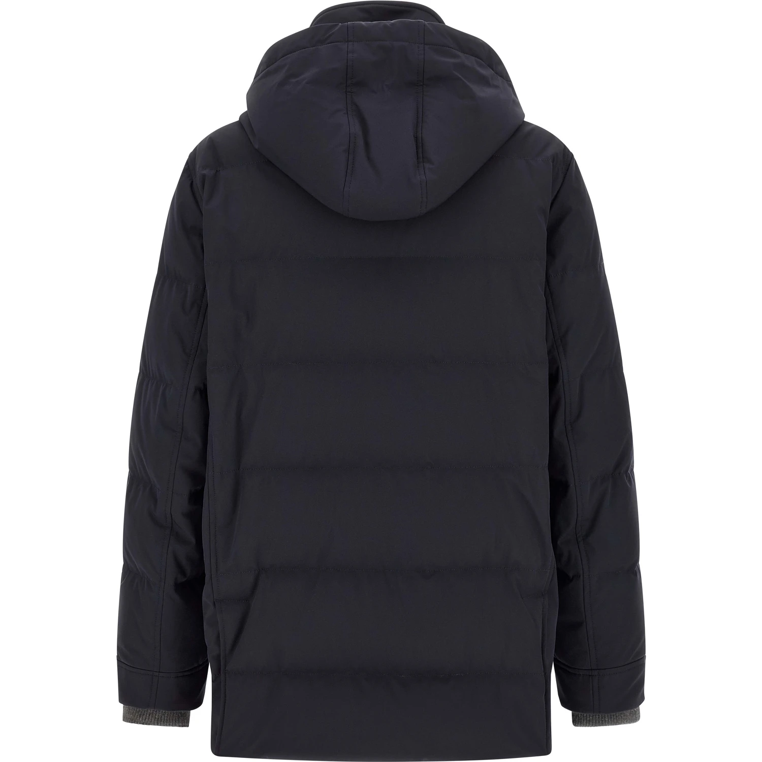 Blue Polyamide Parka