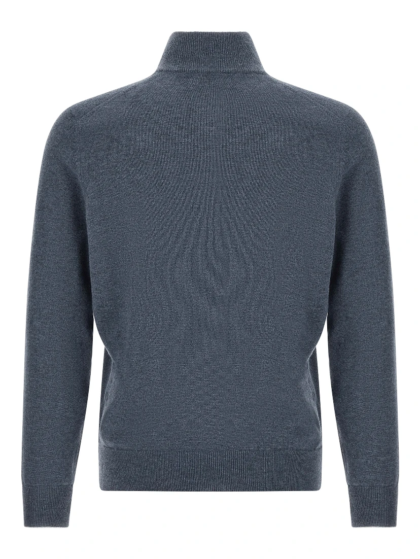 Blue Cashmere Cardigan