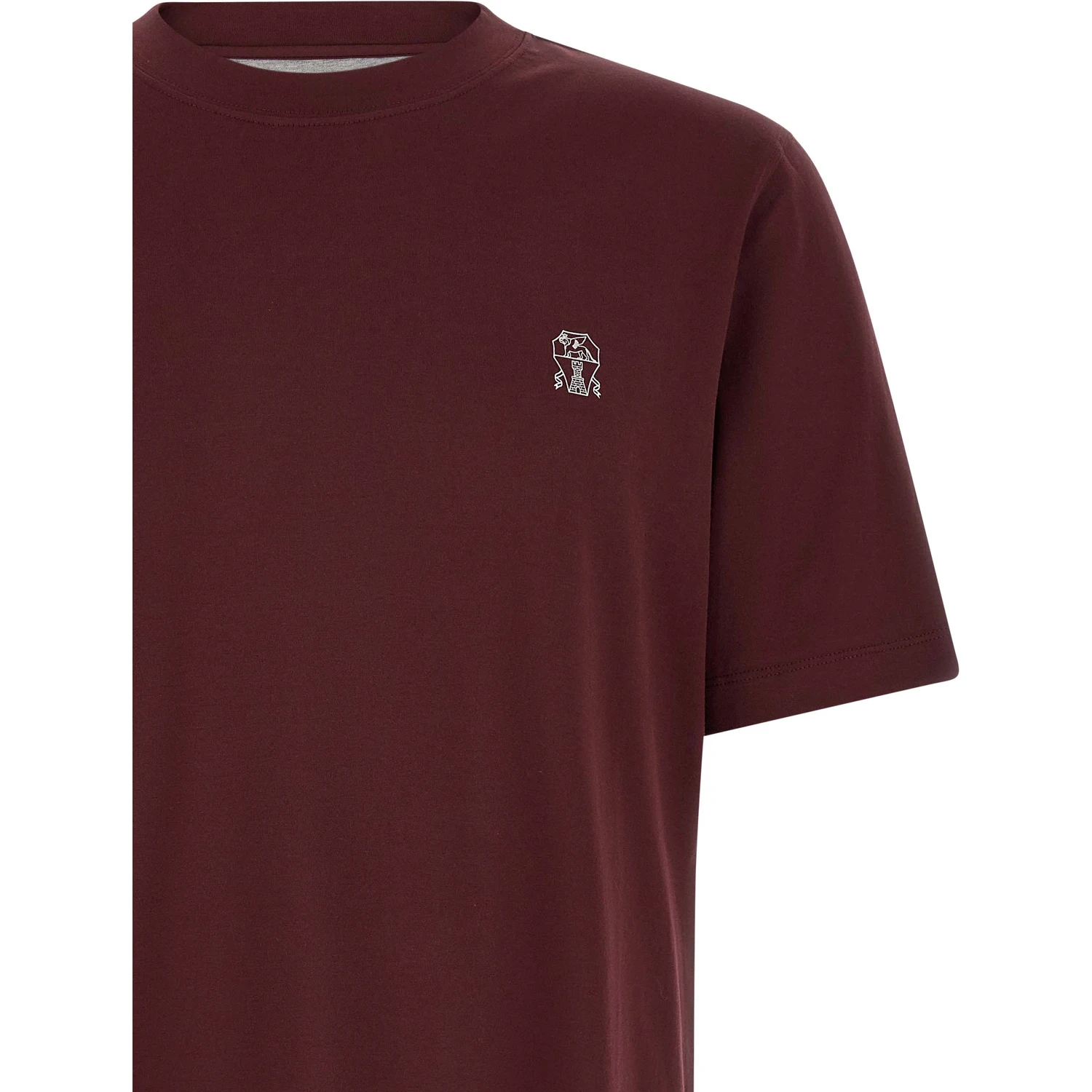 Bordeaux Cotton T-Shirt