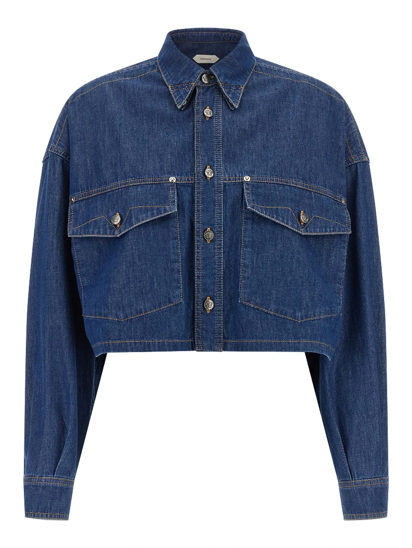 Blue Cotton Blouse