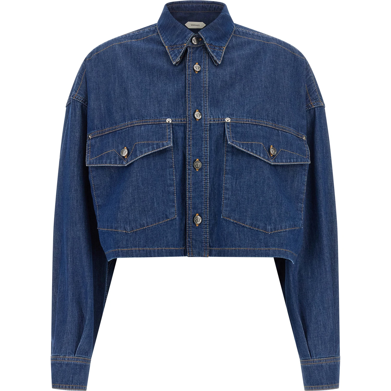 Blue Cotton Blouse