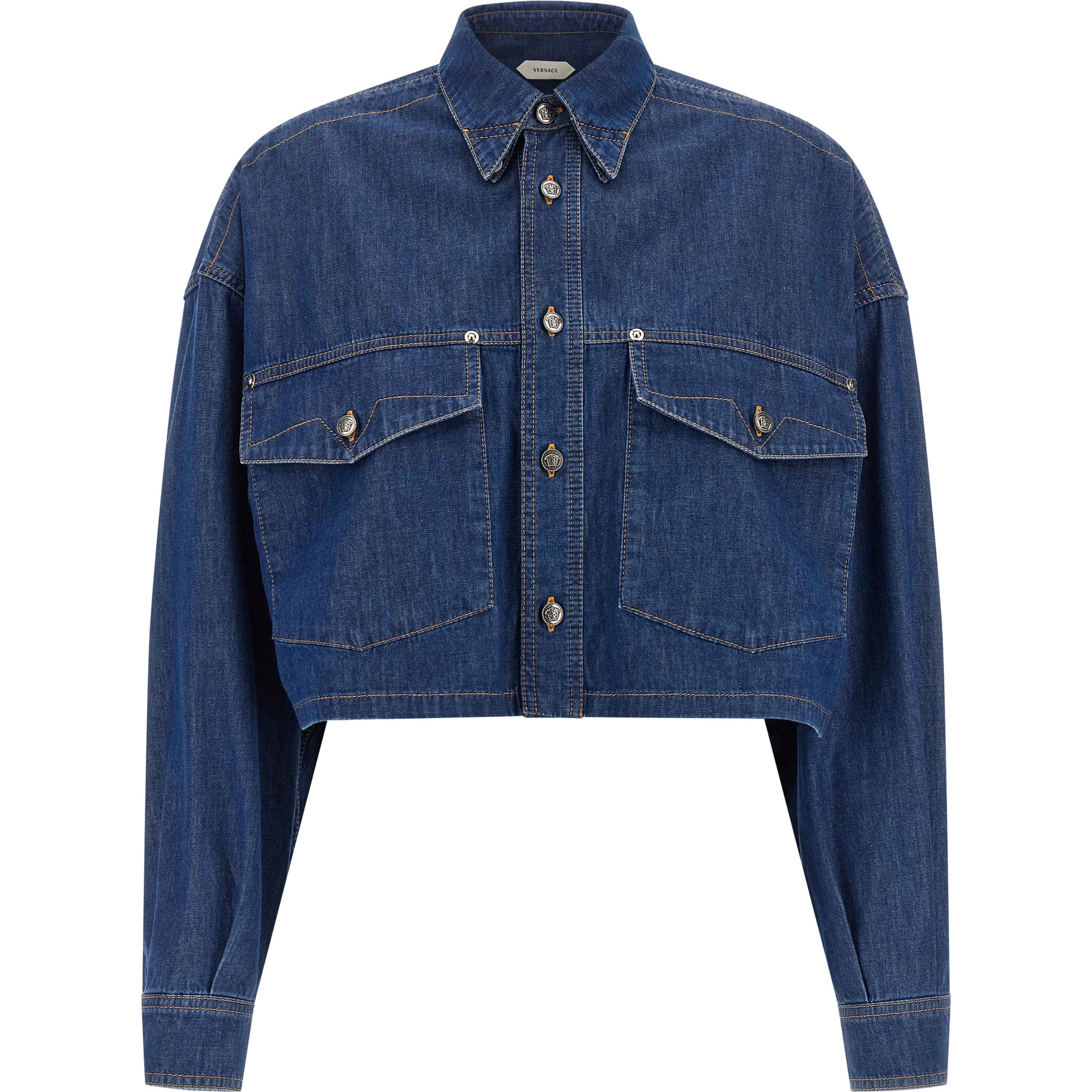 Blue Cotton Blouse