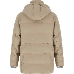 Beige Polyamide Parka