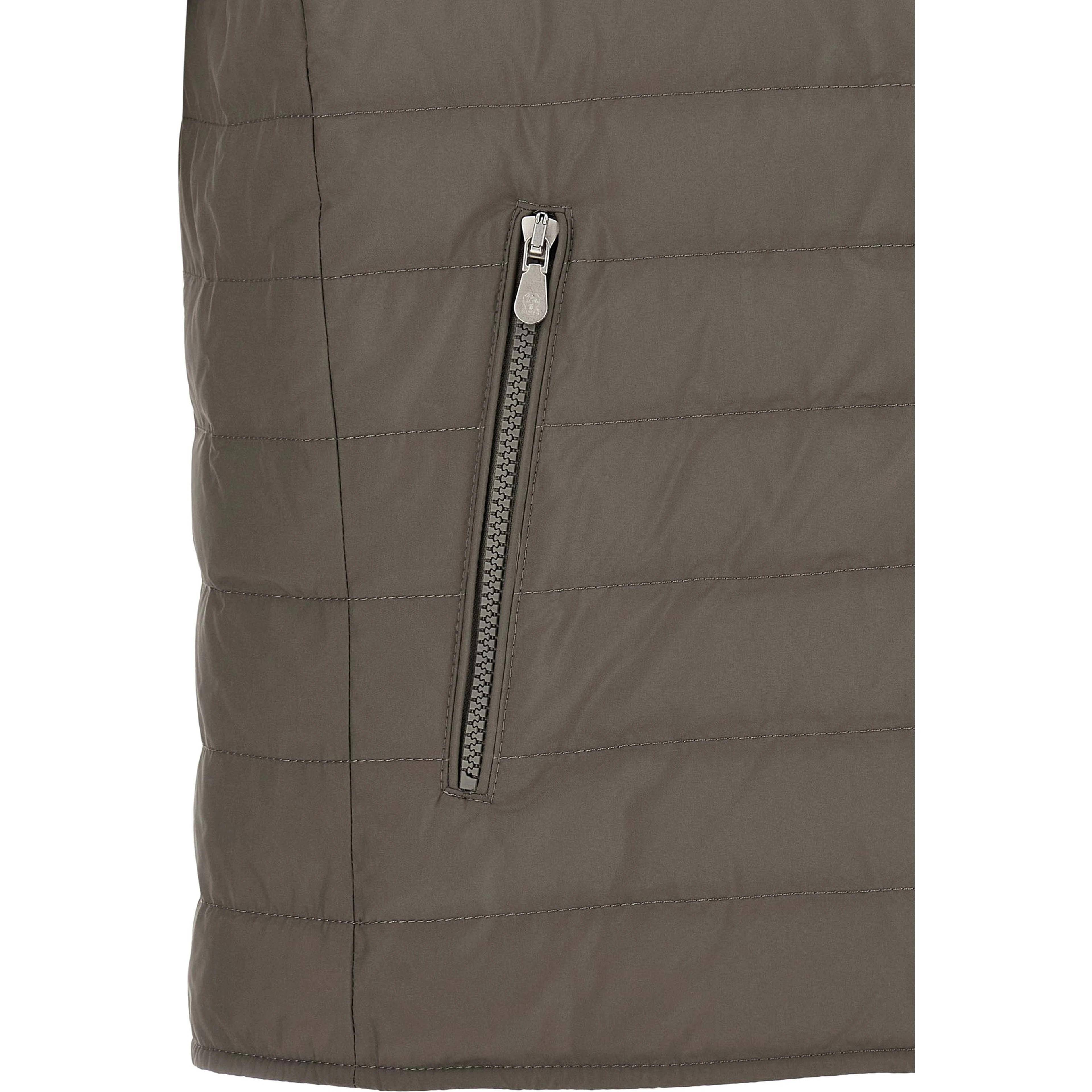 Bicolor Polyester Sleeveless Jacket