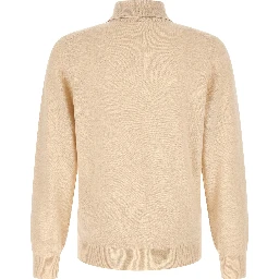 Beige Cashmere Polo Shirt