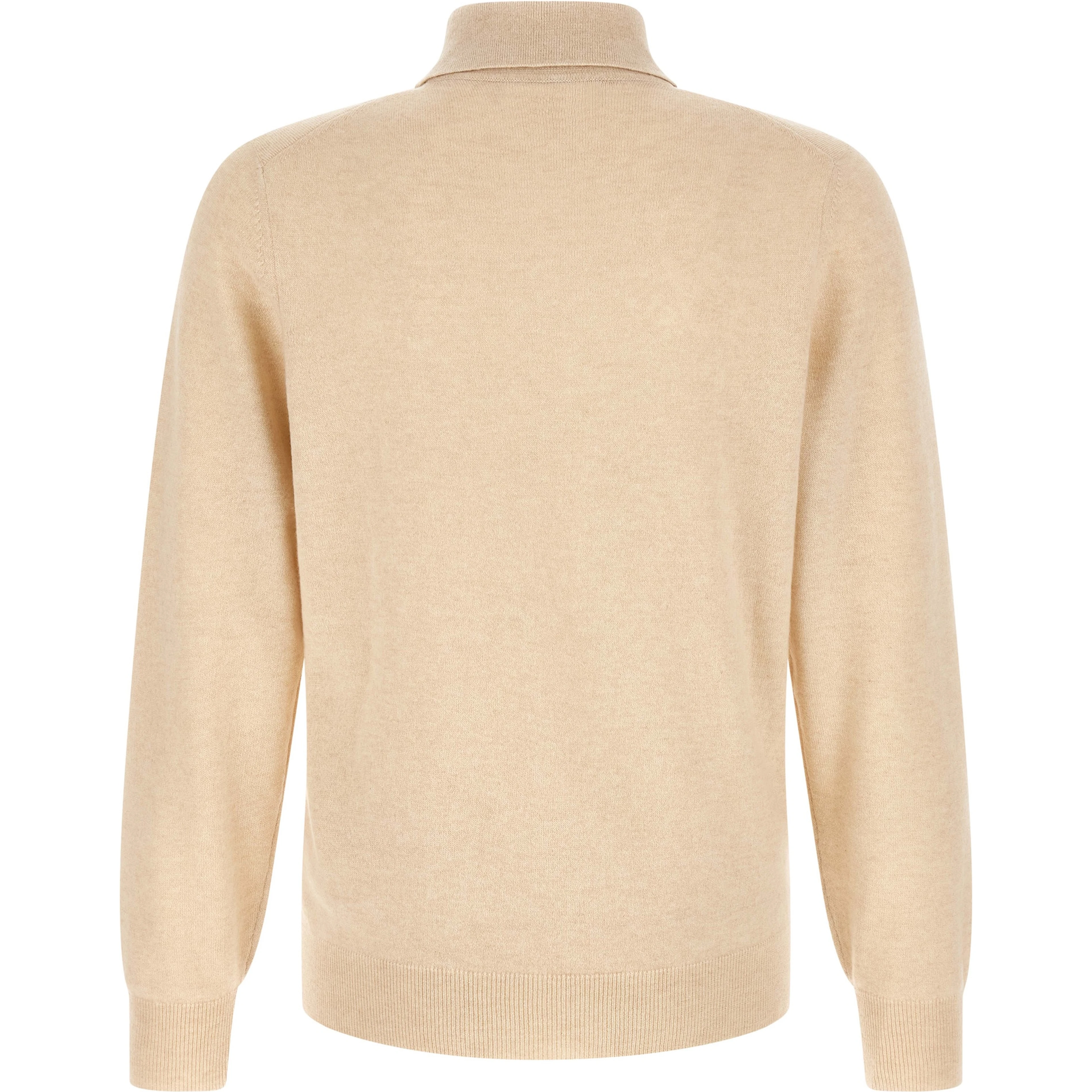 Beige Cashmere Polo Shirt