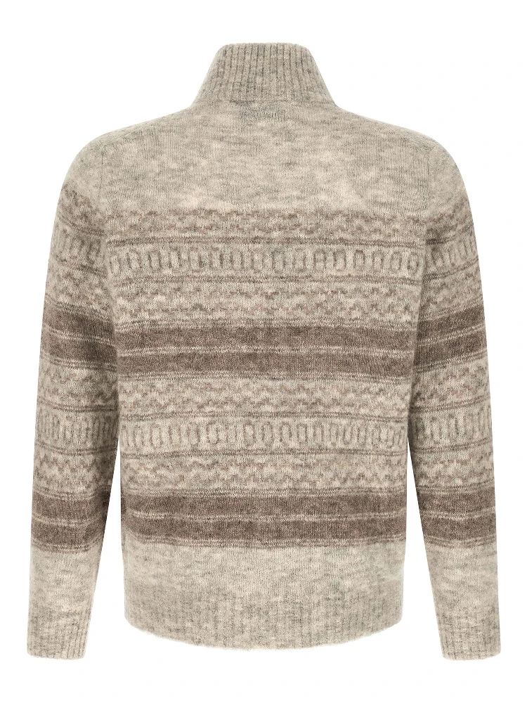 Beige Alpaca Leather Cardigan alternative