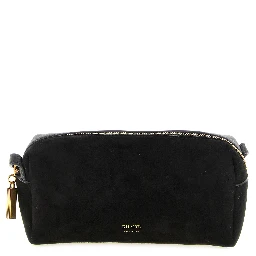 Black Calfskin Crossbody Bag